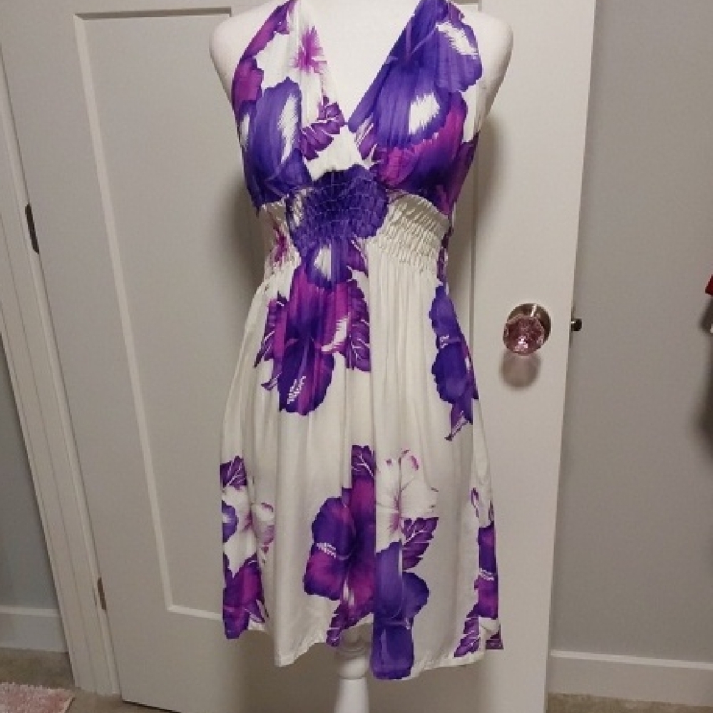 Floral Halter Dress